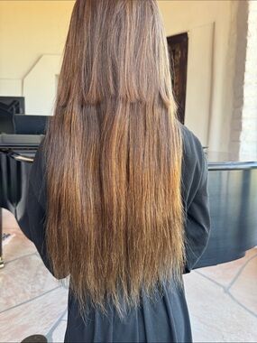 20 inch 7 piece Clip-In Hair Extension - Brown